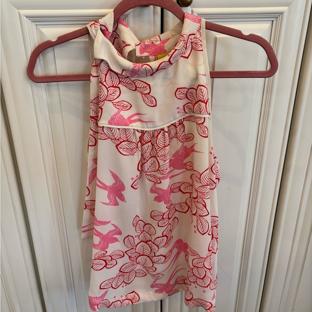 Maeve Floral Pink and Cream Skirt